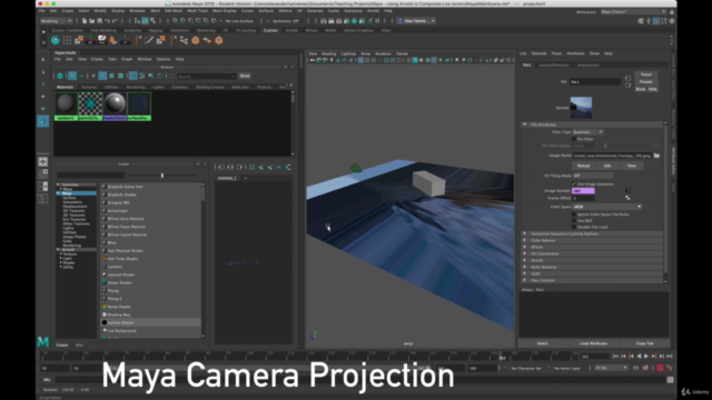 Arnold, Maya, Nuke - Intro to 3D Rendering Live Action VFX – Screenshot 2