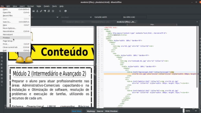 Bluegriffon Editor HTML, Informática Simples e Descomplicada – Screenshot 1