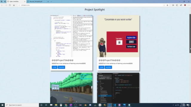 Project Portfolio: Step by Step How to Publish Your Own Site – Screenshot 1