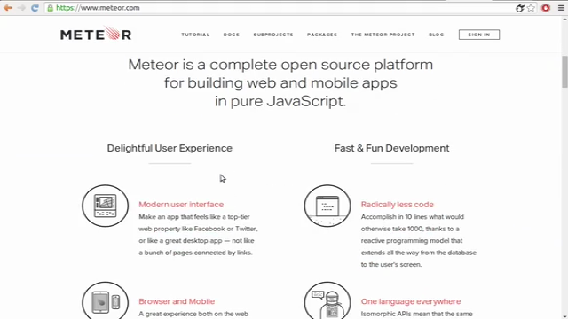 Build your first real-time web application with MeteorJS – Screenshot 1