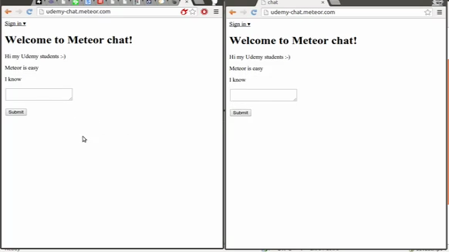 Build your first real-time web application with MeteorJS – Screenshot 4