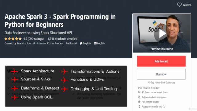 PySpark - Apache Spark Programming in Python for beginners – Screenshot 3