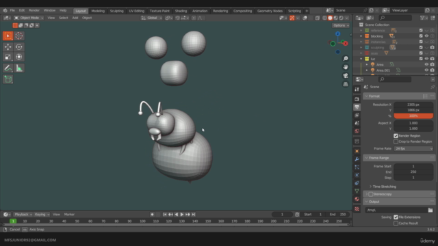Escultura com Blender 3.2 / 3.6 + – Screenshot 2