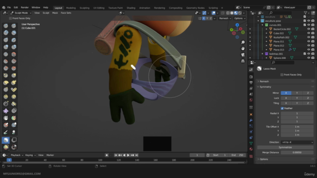 Escultura com Blender 3.2 / 3.6 + – Screenshot 3