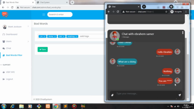Learn PHP OOP and Build Chat App with PHP OOP & JS in Arabic - Screenshot_04