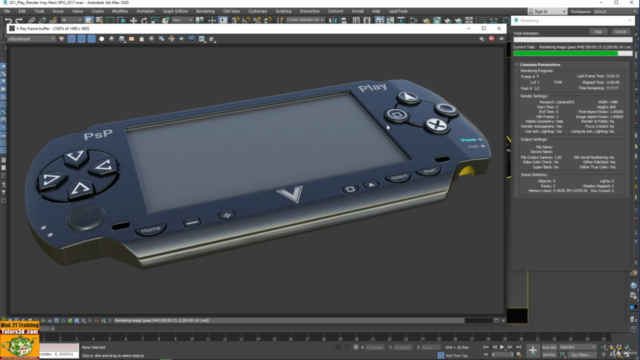 3ds max Modellazione Avanzata Voxel Remesh – Screenshot 4