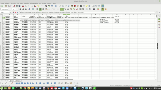 Libreoffice Excel Eğitimi – Screenshot 4