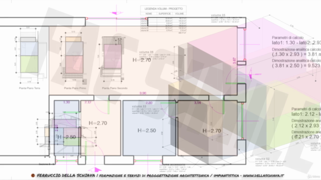 Revit. Masse per il calcolo analitico di superfici e volumi. – Screenshot 1