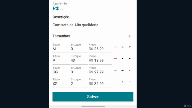 Crie uma Loja Virtual Completa|Android/iOS com Flutter|2021 – Screenshot 3