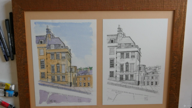 Let's look at Ink Sketching with Watercolour Washes – Screenshot 2