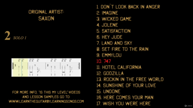 Learn The Guitar By Learning Songs - LEVEL 2 – Screenshot 3