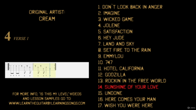 Learn The Guitar By Learning Songs - LEVEL 2 – Screenshot 4