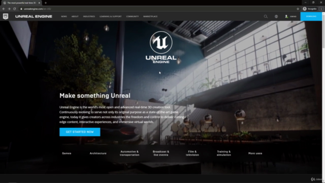 Unreal Engine 4 - Kurs od Podstaw Tworzenie Gier i Aplikacji - Screenshot_01