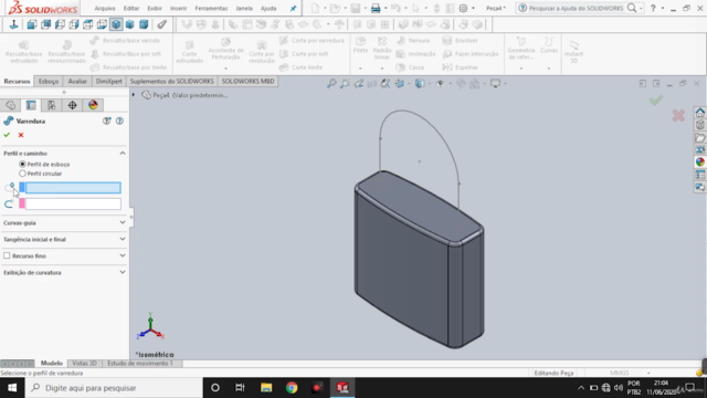 Solidworks | Teoria e Prática sem enrolação + Apostila – Screenshot 4