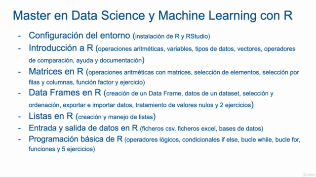 R. Curso completo de R para Data Science y Machine Learning – Screenshot 1