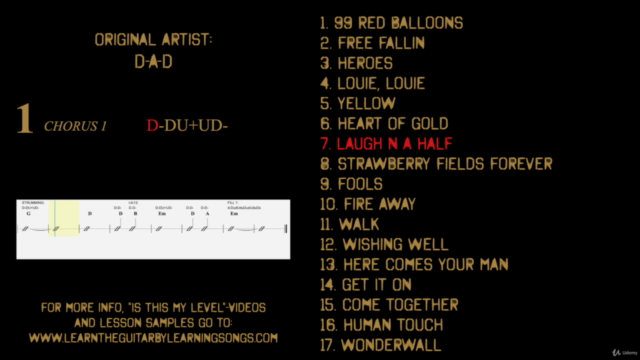 Learn The Guitar By Learning Songs - LEVEL 3 – Screenshot 2