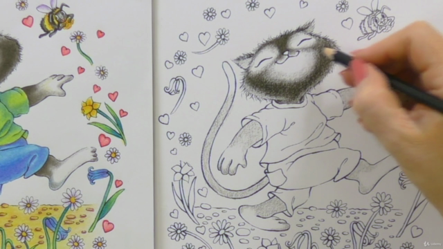 Coloring For Happiness: Max Cuddleecat Character – Screenshot 4