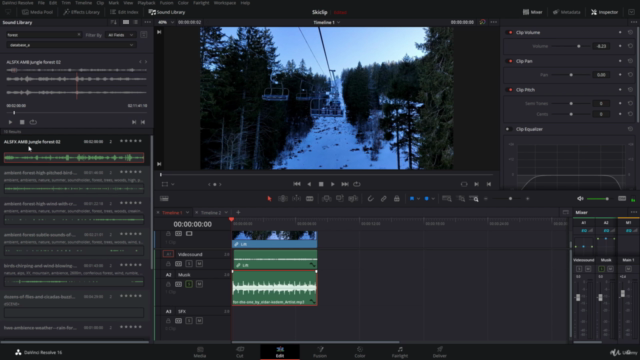 Videobearbeitung in DaVinci Resolve 16 – Screenshot 3