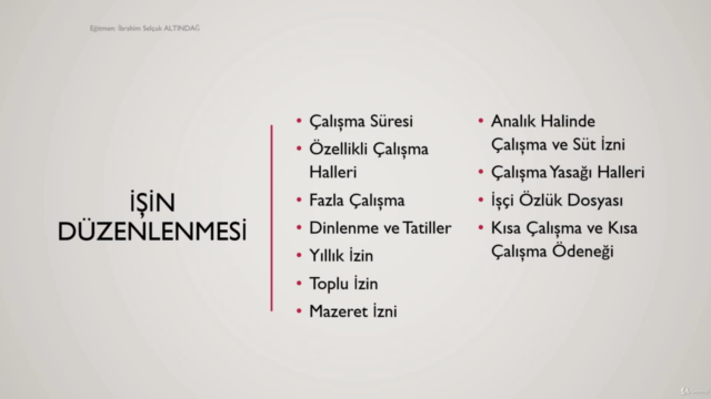 İş ve Çalışma Hukuku - II – Screenshot 4