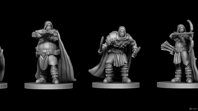 Sculpt 3D Printable Rogues with Zbrush and Autodesk Maya – Screenshot 1