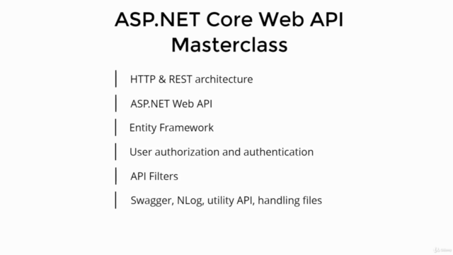 ASP.NET Core API. From scratch to Master + Azure deployment – Screenshot 4