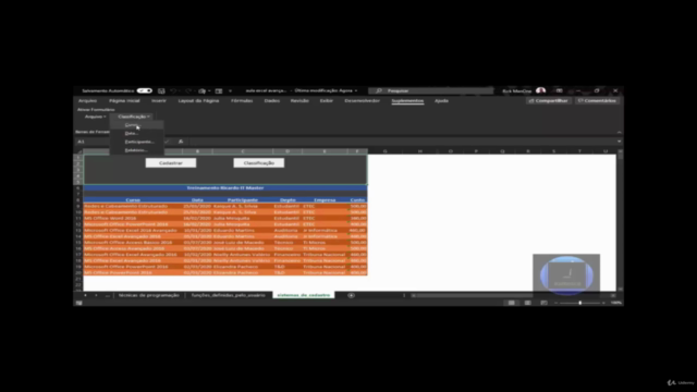 Treinamento de Excel Avançado e VBA para Iniciantes 2016 – Screenshot 2