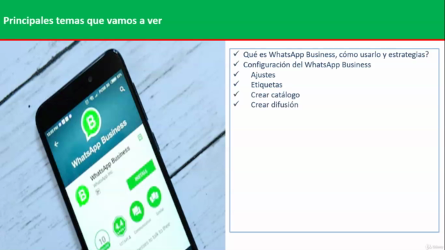 Curso de WhatsApp Business Marketing, Publicidad y Monetizar – Screenshot 2