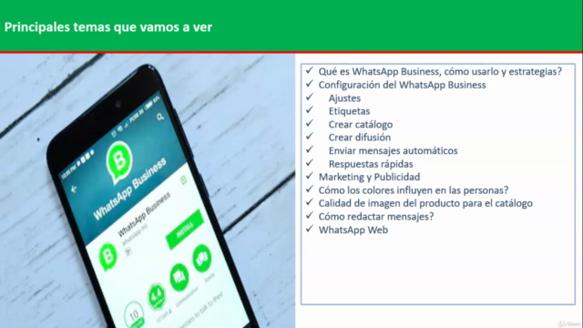 Curso de WhatsApp Business Marketing, Publicidad y Monetizar – Screenshot 3