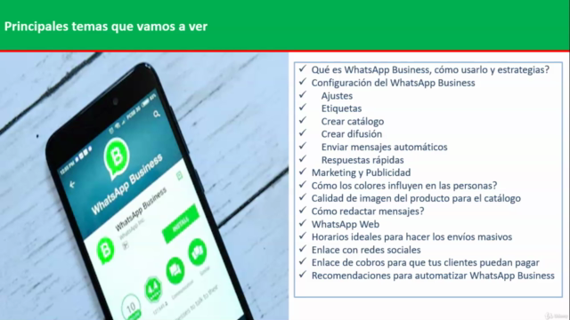 Curso de WhatsApp Business Marketing, Publicidad y Monetizar – Screenshot 4