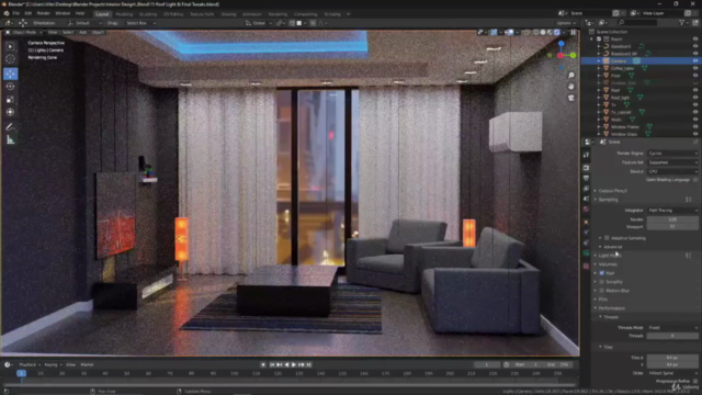 Blender Interior Design Beginners Course – Screenshot 4