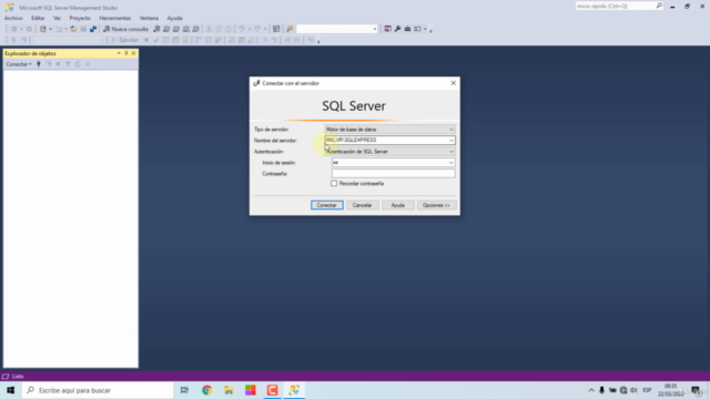 Entrenamiento de Base de Datos Microsoft SQL Server – Screenshot 1