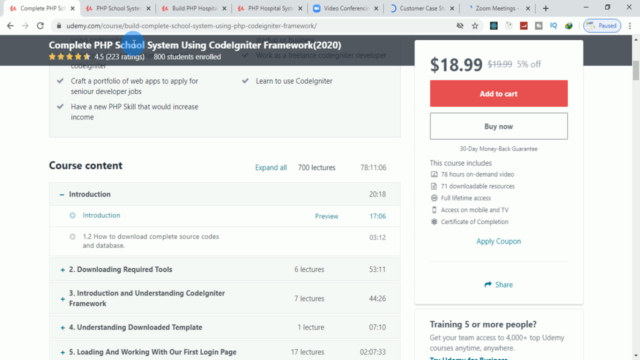 Zoom API For Website -Integrate with PHP CodeIgniter Quickly – Screenshot 1