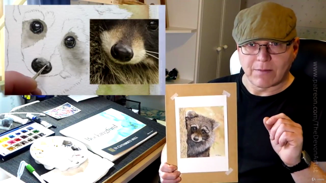 How To Paint a Realistic Raccoon in Watercolor | Paint Fur! – Screenshot 1