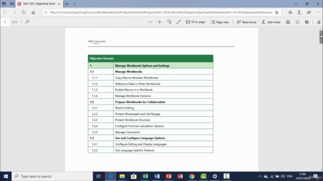 MO-201 Complete Techniques - Microsoft Excel 2019 Expert – Screenshot 2