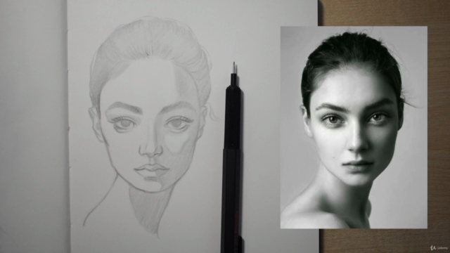 Drawing Pencil Portraits - Basic Techniques and More – Screenshot 3