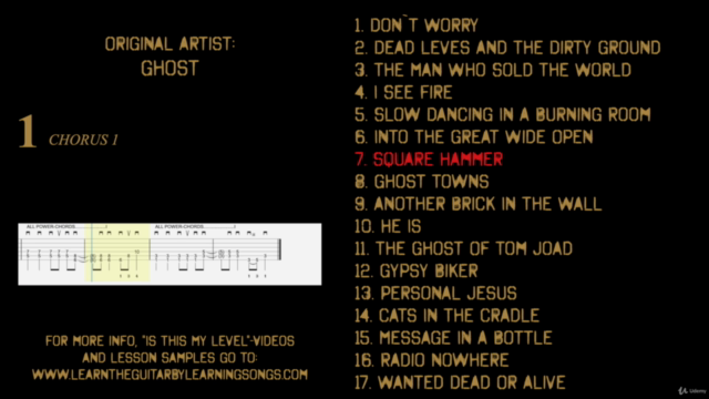Learn The Guitar By Learning Songs - LEVEL 5 – Screenshot 2