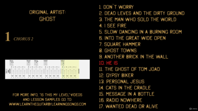 Learn The Guitar By Learning Songs - LEVEL 5 – Screenshot 3