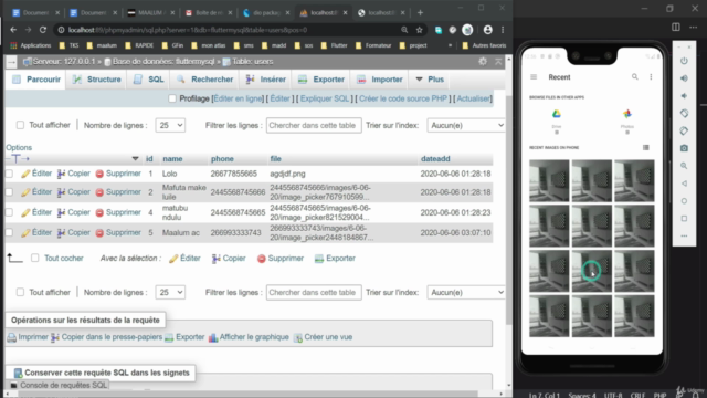 Flutter avec Mysql php Crud – Screenshot 2