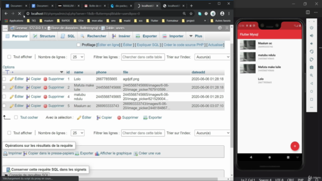 Flutter avec Mysql php Crud – Screenshot 3