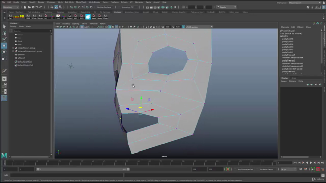 MAYA2020 이남국의 캐릭터 얼굴 모델링 강좌 – Screenshot 3