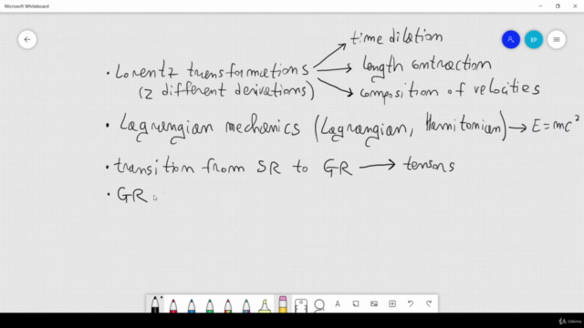 Mathematical intuition behind Special and General Relativity – Screenshot 2