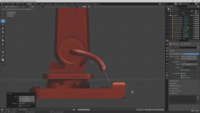 Creare un braccio robotico a sei assi in Blender – Screenshot 1