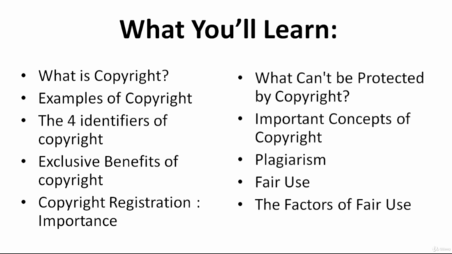 Series #2. Copyright and the Copyright Law – Screenshot 1