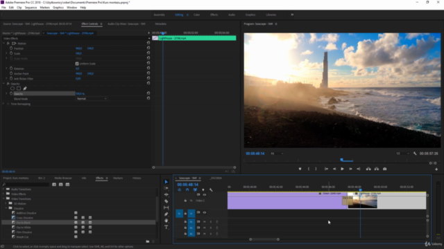 Adobe Premiere CC: montaż i edycja wideo od podstaw – Screenshot 1