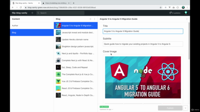 Next.JS with Sanity CMS - Serverless Blog App (w/ Vercel) – Screenshot 2