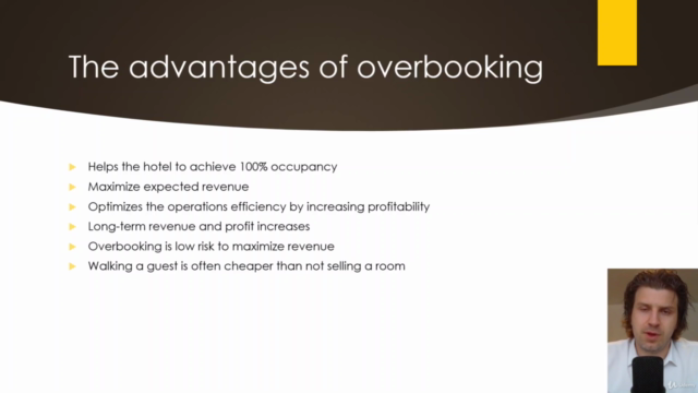 Overbooking management for hotel managers – Screenshot 1
