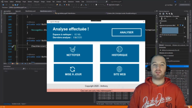 Apprendre C# et le développement logiciel avec WPF – Screenshot 1