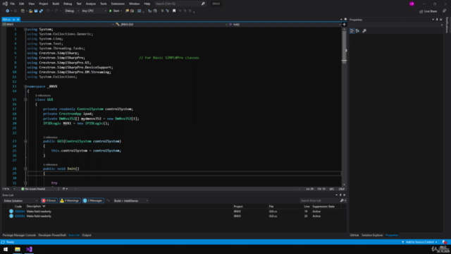 Crestron C# – Screenshot 1