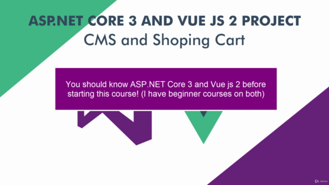 ASP.NET Core 3 and Vue js 2 Project - CMS and Shopping Cart - Screenshot_01