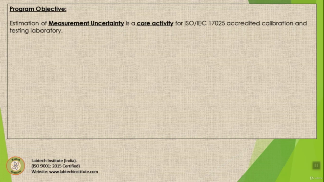 Measurement Uncertainty in TESTING - ISO/IEC 17025